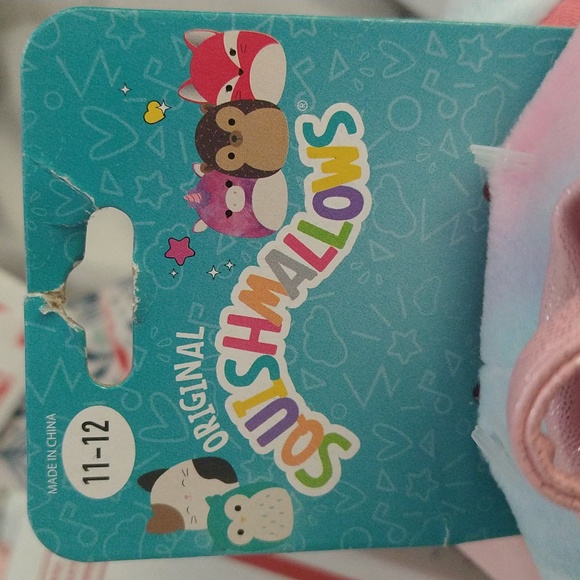 Odessa the Ornament Squishmallow Slippers Child Squishmallow Slippers 11-12 Kids - Picture 4 of 7